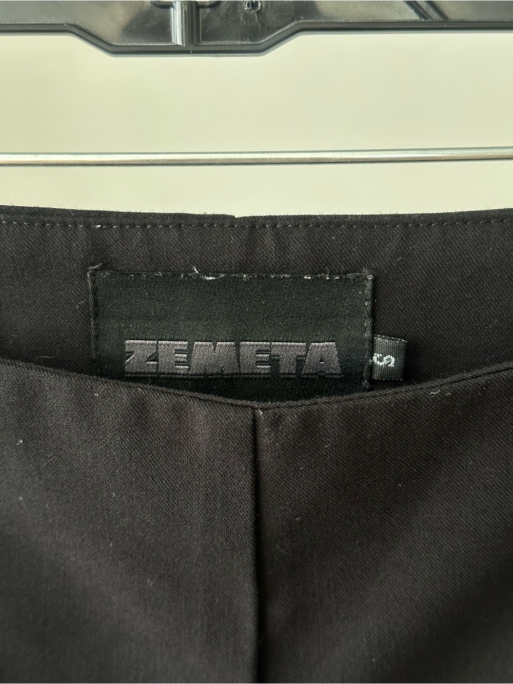 ZEMETA Black Lace Trim Mary Capri Pants - Picture 4 of 4